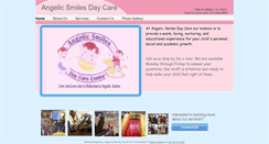 Desktop Screenshot of angelicsmilesdaycare.com
